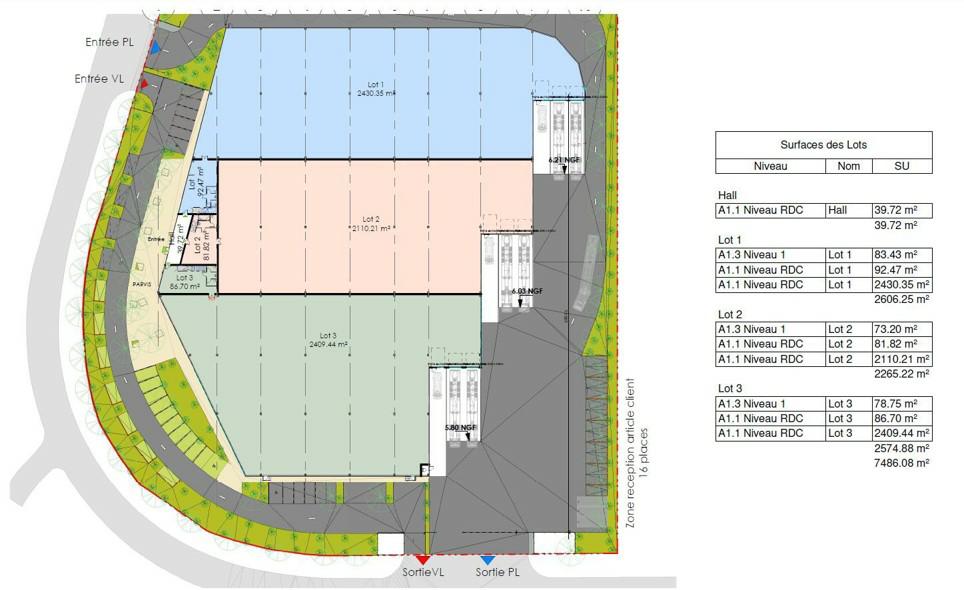 Local d'activité Mauguio 7446m² Location local d'activité Mauguio Hérault OLACT2317341 8
